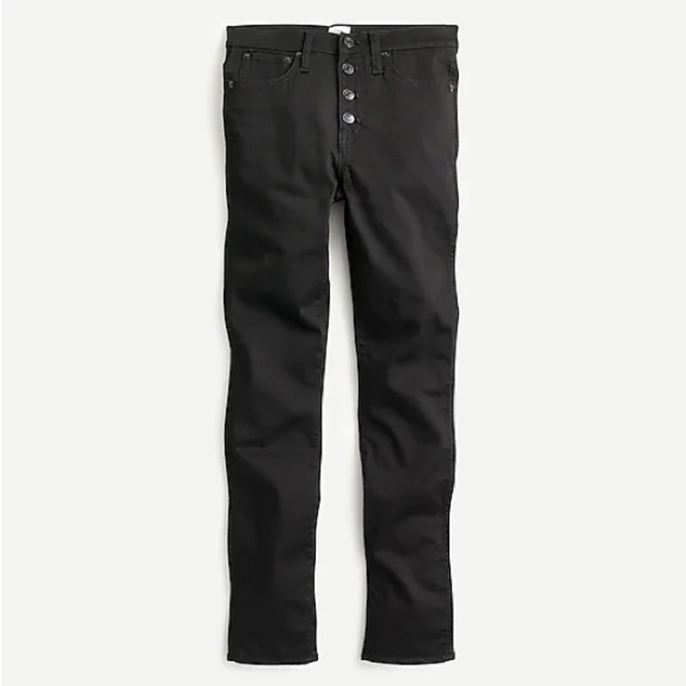 J. Crew 9" Vintage Straight Jeans in Black — Size 29 / 30